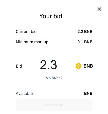 Binance NFT: ставка на NFT.