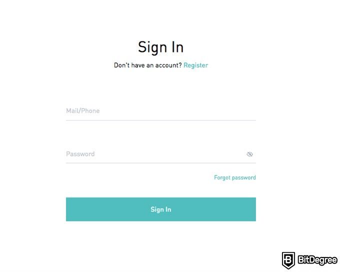 BitMart 交易所登陆