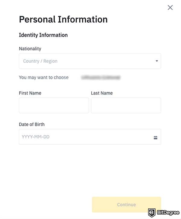 Ücretsiz Kripto Para Kazanma: Binance kişisel bilgi.