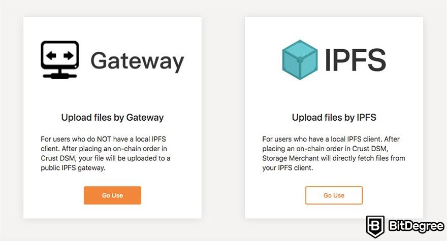 Cara menggunakan Crust Network: Gateway VS IPFS.