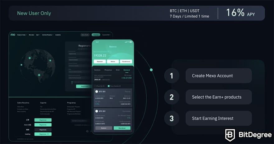 Mexo incelemesi: Mexo Earn+'a katılın.