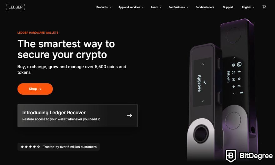 Best crypto tools: Ledger.