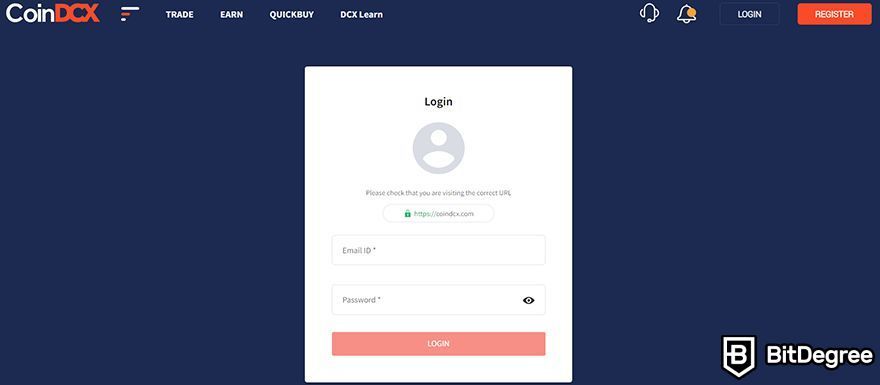 CoinDCX İncelemesi: Kayıt Olma