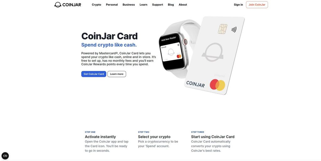 CoinJar İncelemesi: CoinJar Kartı
