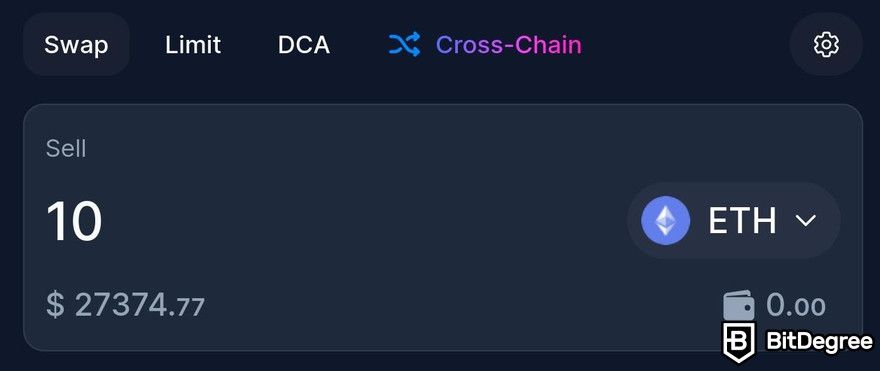 Cách mua meme coin: xem trước trường Bán trên SushiSwap.