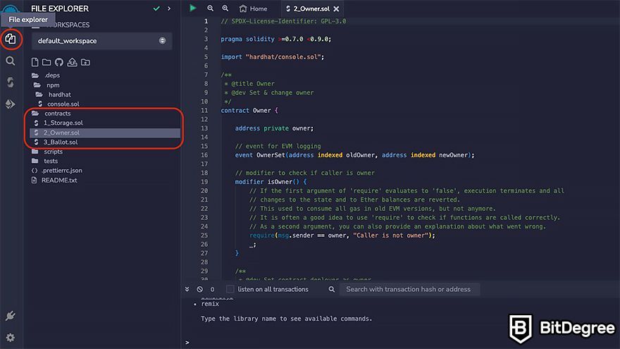 Cara Membuat Token di BSC: Templat kontrak.