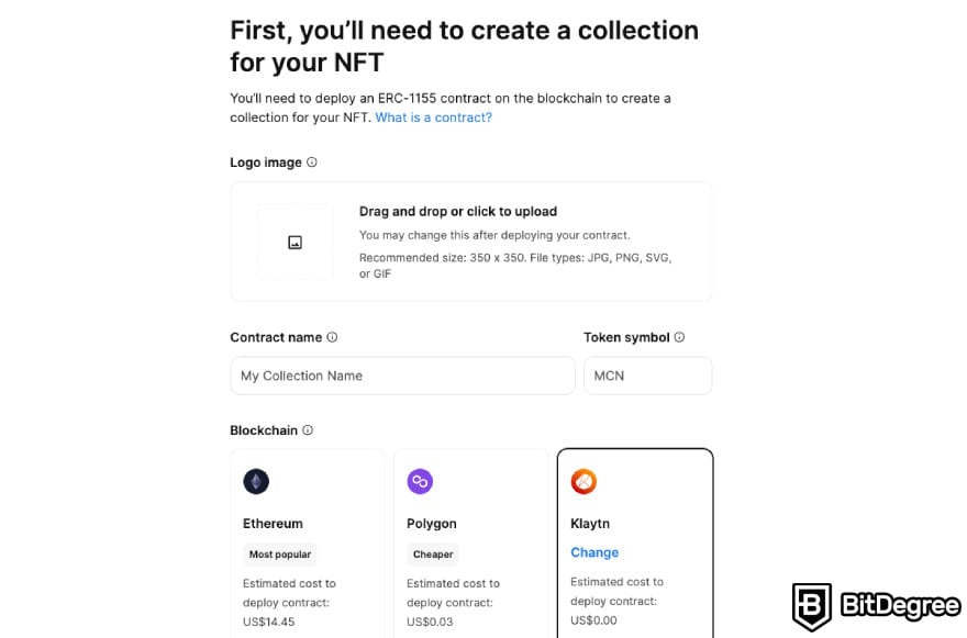 How to mint NFT for free: creating a collection on OpenSea.
