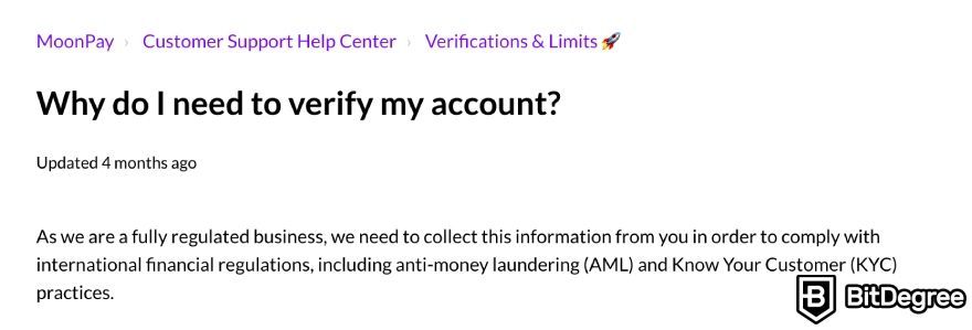 MoonPay İnceleme: KYC & AML politika uygulaması.