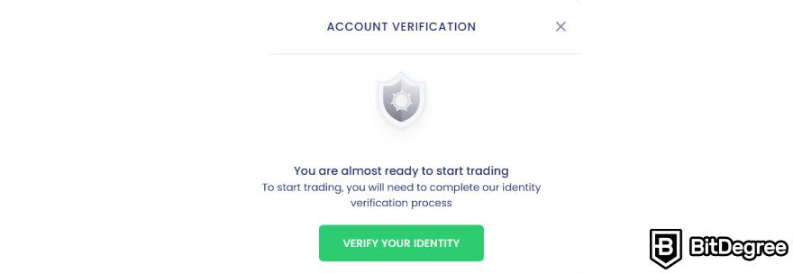 Ulasan Ndax: verifikasi akun.