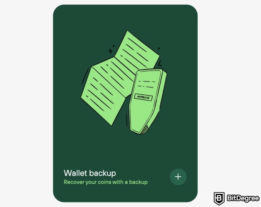 Trezor Safe 5 отзывы: функция резервного копирования кошелька на сайте.