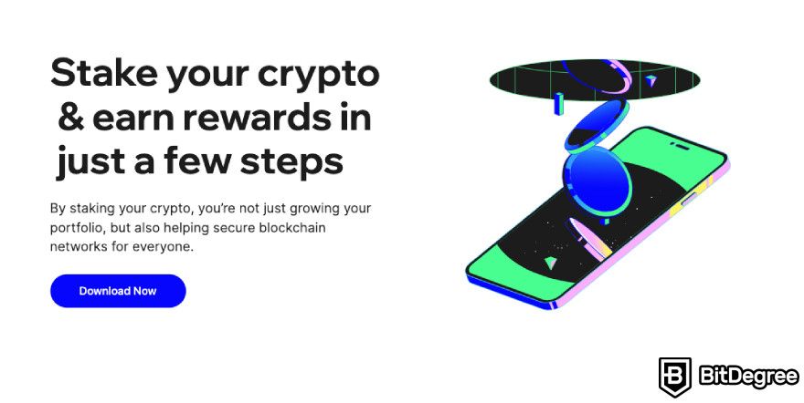 Ulasan Trust Wallet: staking.