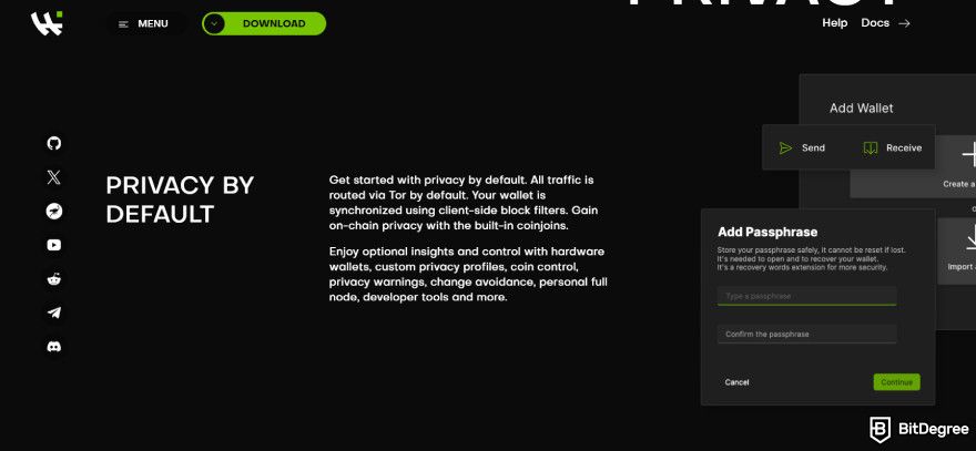 Wasabi Wallet review: privacy by default.