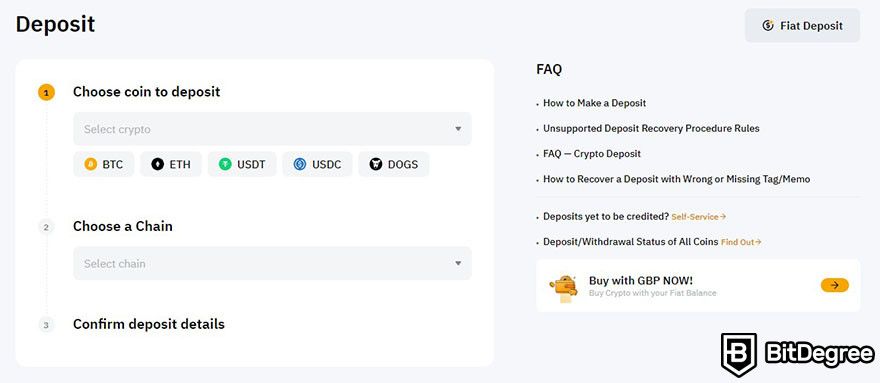 Bybit Nedir: Bybit'teki yatırım formu.