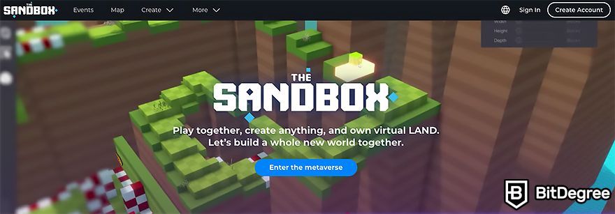 Game tiền ảo là gì: Sandbox.