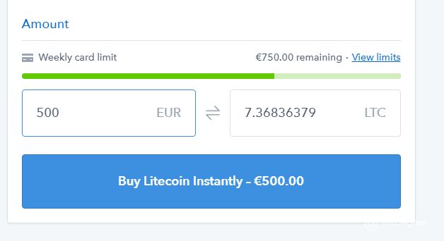 buy litecoin with credit card